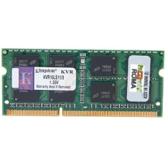 SO-DIMM 1600MHz  4GB DDR3L - PC3L-12800 CL11 (KVR16LS11/4) 1.35V 